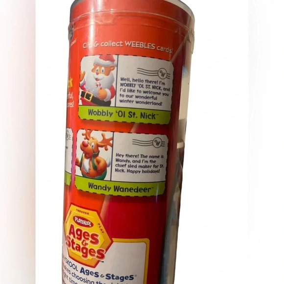 NEW PLAYSKOOL WEEBLES HOLIDAY PACK 3 FIGURES SANTA, REINDEER & SNOWMAN L… - Picture 7 of 8